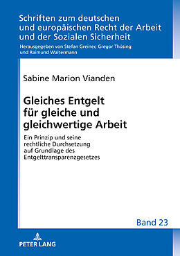 E-Book (epub) Gleiches Entgelt für gleiche und gleichwertige Arbeit von Sabine Marion Vianden