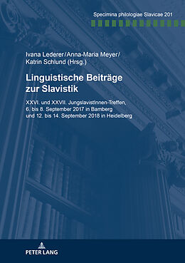 E-Book (epub) Linguistische Beiträge zur Slavistik von 