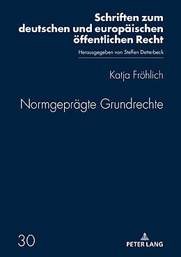 E-Book (epub) Normgeprägte Grundrechte von Katja Fröhlich