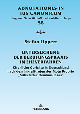 E-Book (epub) Untersuchung der Berufungspraxis in Eheverfahren von Stefan Lippert