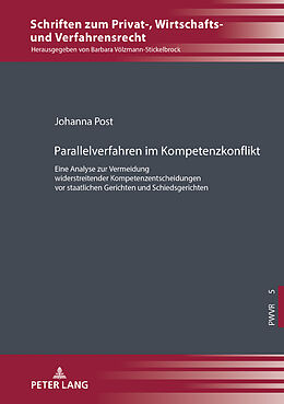 E-Book (epub) Parallelverfahren im Kompetenzkonflikt von Johanna Post