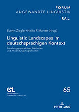 E-Book (epub) Linguistic Landscapes im deutschsprachigen Kontext von 