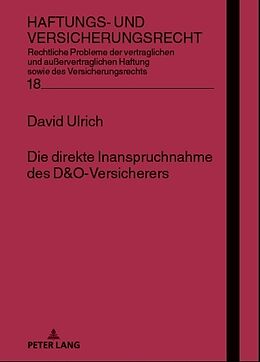 Fester Einband Die direkte Inanspruchnahme des D&amp;O-Versicherers von David Ulrich