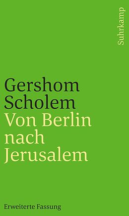 Kartonierter Einband Von Berlin nach Jerusalem von Gershom Scholem
