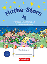 Kartonierter Einband Mathe-Stars - Fördern und Inklusion - 4. Schuljahr von Birgit Schlabitz
