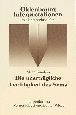 Kartonierter Einband Oldenbourg Interpretationen von Lothar Wiese, Werner Riedel