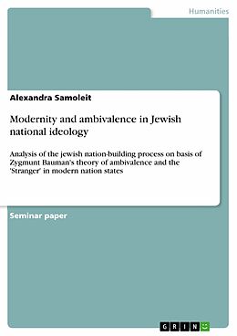 E-Book (epub) Modernity and ambivalence in Jewish national ideology von Alexandra Samoleit