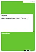 E-Book (epub) Drucksensoren - Ein kurzer Überblick von Tim Rohr