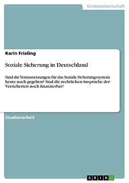 E-Book (pdf) Soziale Sicherung in Deutschland von Karin Frieling