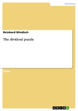 eBook (epub) The dividend puzzle de Reinhard Windisch