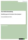 E-Book (epub) Einführung in Cervantes Don Quijote von Ana Colton-Sonnenberg