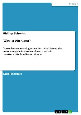 E-Book (epub) Was ist ein Autor? von Philipp Schmidt