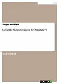 E-Book (epub) Gefährlichkeitsprognose bei Straftätern von Jürgen Wolsfeld