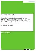 E-Book (pdf) Sourcing Unique Components in the Electro-Mechanical Engineering Industry from Chinese Suppliers von Andreas Martin Radke