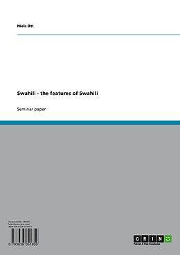 eBook (pdf) Swahili - the features of Swahili de Niels Ott