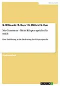 E-Book (pdf) No Comment - Mein Körper spricht für mich von G. Witkowski, S. Beyer, K. Möllers