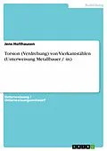 E-Book (pdf) Torsion (Verdrehung) von Vierkantstählen (Unterweisung Metallbauer / -in) von Jens Holthausen