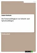 E-Book (epub) Die Testierunfähigkeit von Schreib- und Sprechunfähigen von André Fünfeich
