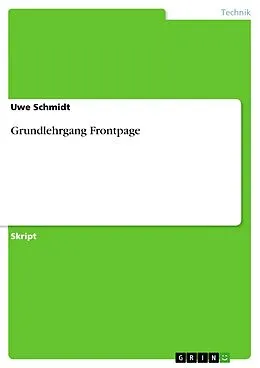 E-Book (epub) Grundlehrgang Frontpage von Uwe Schmidt