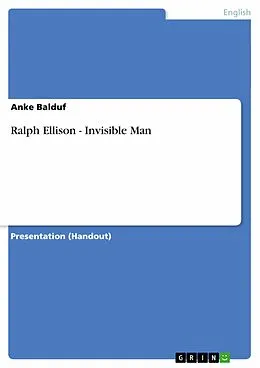 E-Book (epub) Ralph Ellison - Invisible Man von Anke Balduf