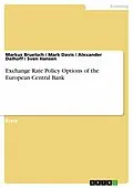E-Book (pdf) Exchange Rate Policy Options of the European Central Bank von Markus Bruetsch, Mark Davis, Alexander Dalhoff
