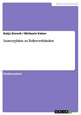 E-Book (pdf) Isomorphien zu Teilerverbänden von Katja Biersch, Michaela Kaiser