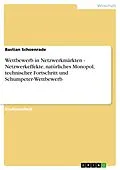 E-Book (pdf) Wettbewerb in Netzwerkmärkten - Netzwerkeffekte, natürliches Monopol, technischer Fortschritt und Schumpeter-Wettbewerb von Bastian Schoenrade
