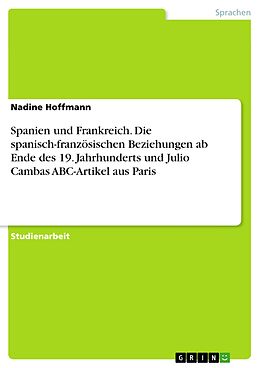 E-Book (pdf) Spanien und Frankreich - Julio Camba von Nadine Hoffmann
