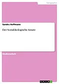 E-Book (epub) Der Sozialökologische Ansatz von Sandra Hoffmann