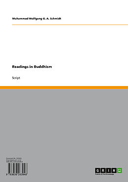 E-Book (pdf) Readings in Buddhism von Muhammad Wolfgang G. A. Schmidt