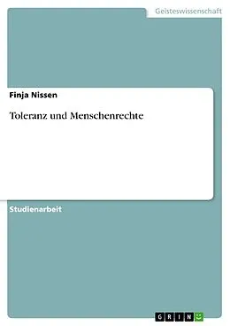 E-Book (epub) Toleranz und Menschenrechte von Finja Nissen