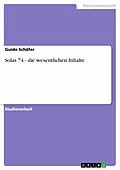 E-Book (pdf) Solas 74 - die wesentlichen Inhalte von Guido Schäfer