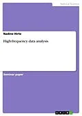 E-Book (pdf) High-frequency data analysis von Nadine Hirte