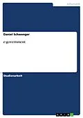 E-Book (pdf) e-government von Daniel Schwenger