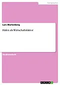 E-Book (epub) Häfen als Wirtschaftsfaktor von Lars Wartenberg