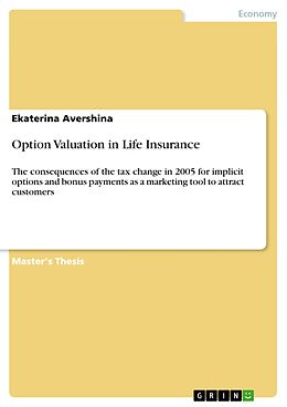 E-Book (pdf) Option Valuation in Life Insurance von Ekaterina Avershina