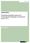E-Book (epub) Immanuel Kant: Über Pädagogik von Joachim Klenk