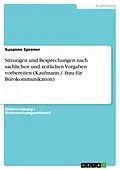 E-Book (epub) Sitzungen und Besprechungen nach sachlichen und zeitlichen Vorgaben vorbereiten (Kaufmann / -frau für Bürokommunikation) von Susanne Sprener