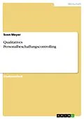 E-Book (epub) Qualitatives Personalbeschaffungscontrolling von Sven Meyer