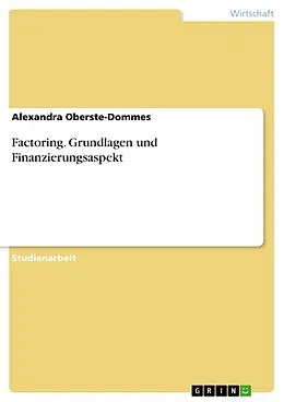 E-Book (epub) Factoring von Alexandra Oberste-Dommes
