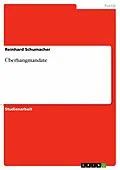 E-Book (epub) Überhangmandate von Reinhard Schumacher