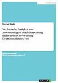 E-Book (pdf) Mechanische Festigkeit von Antennenträgern durch Berechnung nachweisen (Unterweisung Elektroinstallateur / -in) von Stefan Dietz