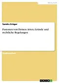 E-Book (epub) Fusionen von Sandra Krüger