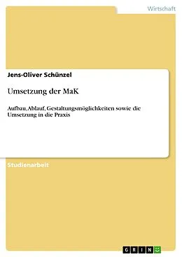 E-Book (epub) Umsetzung der MaK von Jens-Oliver Schünzel