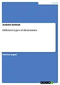 E-Book (pdf) Different types of dictionaries von Andishe Gottlieb