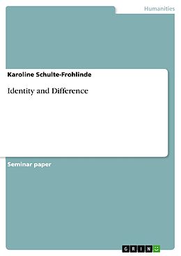 E-Book (epub) Identity and Difference von Karoline Schulte-Frohlinde