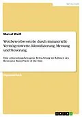 E-Book (pdf) Identifizierung, Messung und Steuerung immaterieller Vermögenswerte zur Erzielung von Wettbewerbsvorteilen von Marcel Weiß