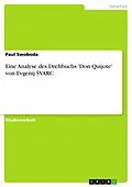 E-Book (epub) Eine Analyse des Drehbuchs 'Don Quijote' von Evgenij sVARC von Paul Swoboda