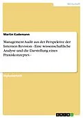 E-Book (epub) Management Audit aus der Perspektive der Internen Revision - Eine wissenschaftliche Analyse und die Darstellung eines Praxiskonzeptes - von Martin Kademann