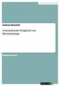 E-Book (epub) Systematischer Vergleich von Elterntrainings von Andrea Henschel